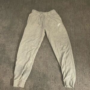 Grey Nike joggers